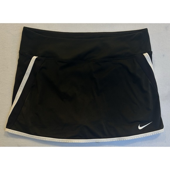 Nike Pants - Nike Power Skort Golf Tennis Pickleball Black 523541-010 Skirt Short Size Medium